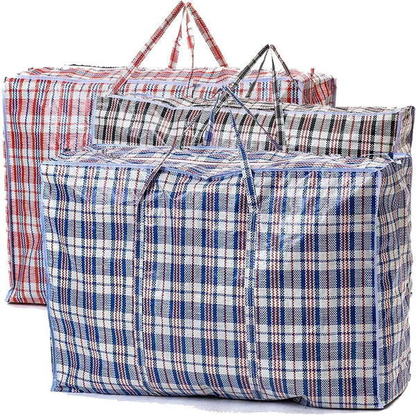 EXTRA LARGE Strong and Durable Laundry Bags Jumbo Shopping, Moving, Storage - 3 pcs